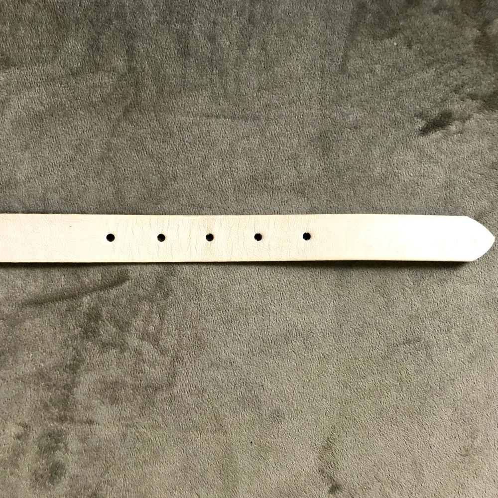 H&M white belt
